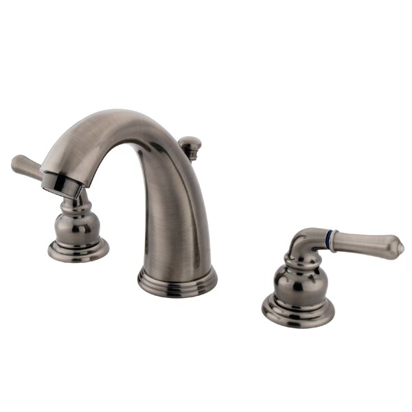 Kingston Brass Widespread Bathroom Faucet, Black Stainless GKB983 - main